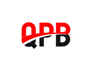 QPB Letter Initial Logo Design Vector Illustration