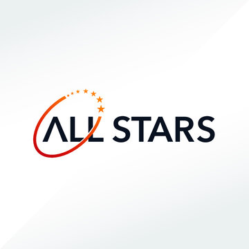 logo all stars vector symbol