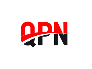 QPN Letter Initial Logo Design Vector Illustration
