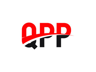 QPP Letter Initial Logo Design Vector Illustration
