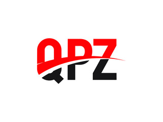 QPZ Letter Initial Logo Design Vector Illustration