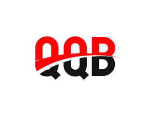 QQB Letter Initial Logo Design Vector Illustration