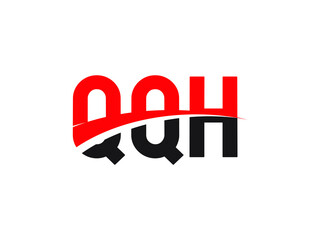 QQH Letter Initial Logo Design Vector Illustration