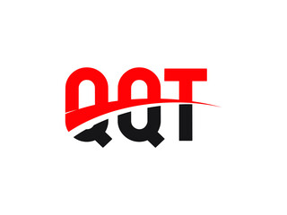 QQT Letter Initial Logo Design Vector Illustration