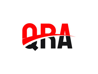 QRA Letter Initial Logo Design Vector Illustration