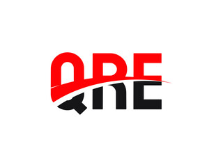 QRE Letter Initial Logo Design Vector Illustration