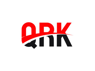 QRK Letter Initial Logo Design Vector Illustration
