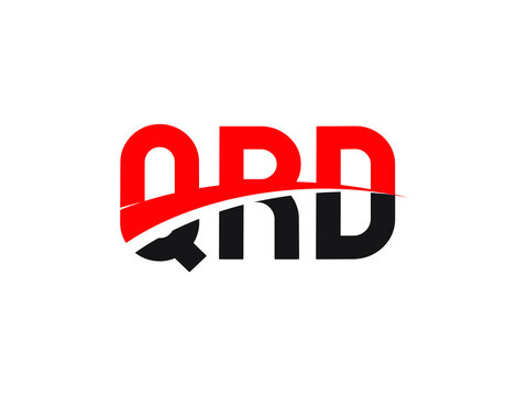 QRD Letter Initial Logo Design Vector Illustration