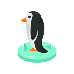 Penguin Flat Illustration