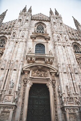 Fototapeta premium In front of Duomo Milano