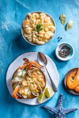 Seafood soup