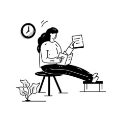 Fototapeta premium Reading 