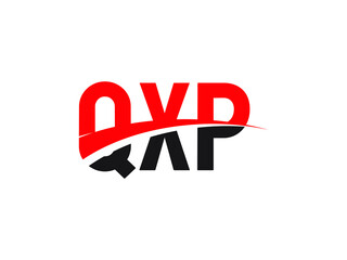 QXP Letter Initial Logo Design Vector Illustration