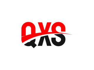 QXS Letter Initial Logo Design Vector Illustration