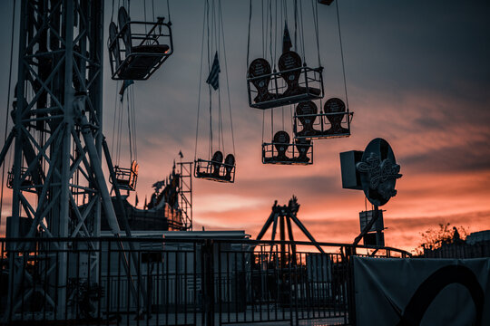Morgend auf der kirmes