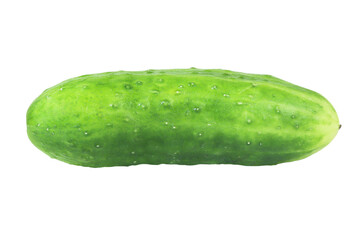 Cucumber on isolated white background