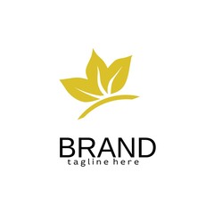 Abstract Flower Logo Design Template,