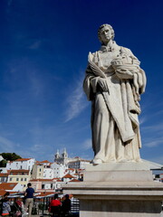 Fototapeta na wymiar Statue des Sao Vicente in Lissabon