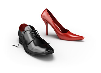 3d mens and womens shoes