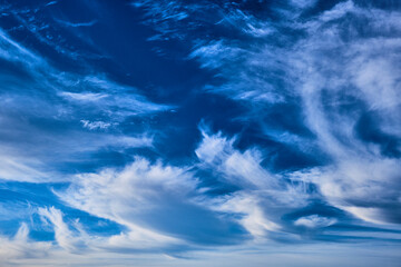 blue sky with clouds