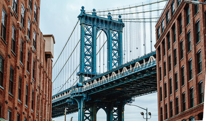 Manhattan Bridge in New York,