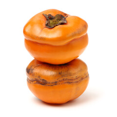 persimmon on a white background