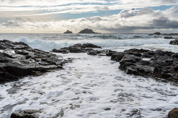 priests cove near cape Cornwall England UK