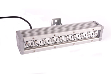 Diode lamp near, isolated on white background. 