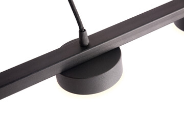 LED lamp in the interior on a white background. 