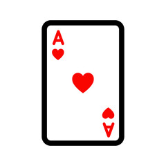 ace playing card icon