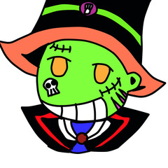 Cute Ghost Vector Illustrations for Kids on Halloween