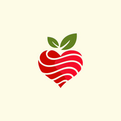 Healthy Food Logo Design Template Inspiration idea Concept