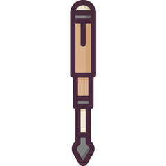 ink pen line icon