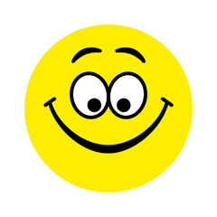 Smiley face. Emoji icon vector. Emoticon sign. Vector illustration.