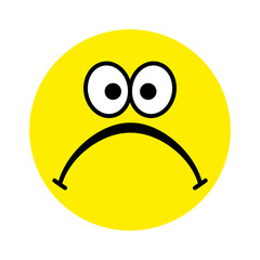 Angry face. Emoji icon vector. Emoticon sign. Vector illustration.