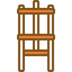 easel one color icon