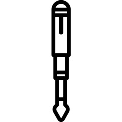 ink pen line icon