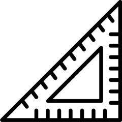 ruler line icon