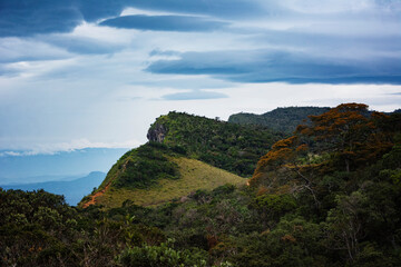 landscape with clouds