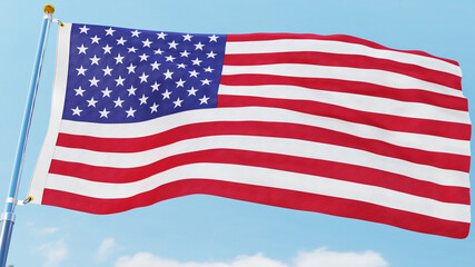 Flag of  the United States of America