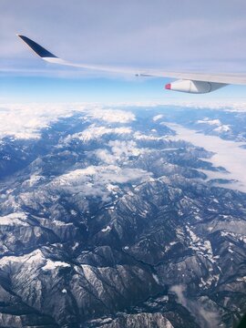 View from airplane window © azleen