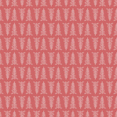 red background with christmas trees