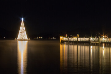 Weihnachtsbeleuchtung am Wörthersee in Klagenfurt am Wörthersee