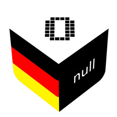Number symbols 0-9 in German