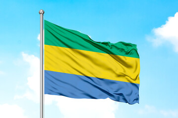Gabon Flying Flag