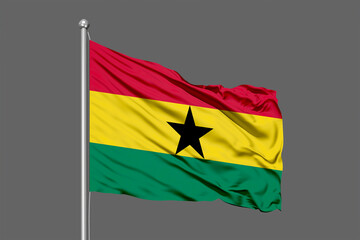 Ghana Flying Flag