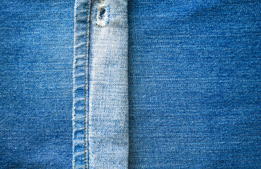 Background of old Vintage blue jeans texture