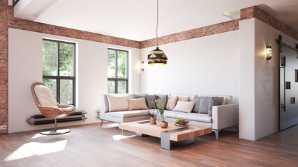modern living interior