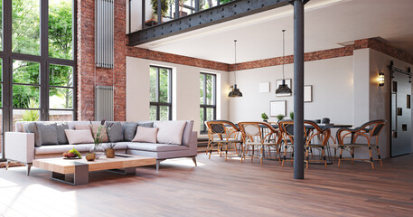 modern living interior