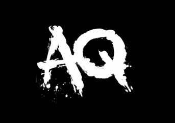 Merger shape of AQ initial letter